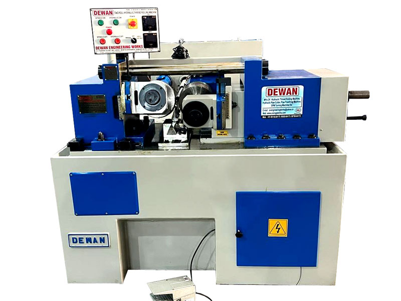 Two Roller Hydraulic Thread Rolling Machine